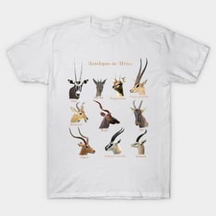 Antelopes in Africa T-Shirt